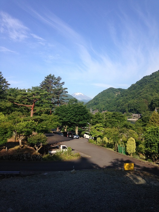 キャンプ場からの富士山